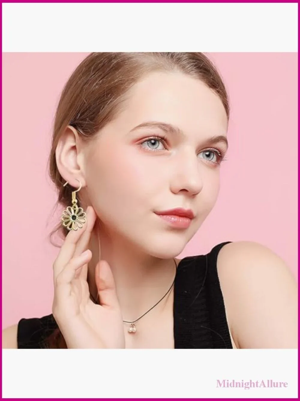 100 Pairs Cute Stud Earrings Set Hypoallergenic Stainless Steel for Girls